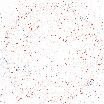 Integrated-gradients attribution over the gene lattice: which regions of the scImage push a cell along the cardiomyopathy axis.